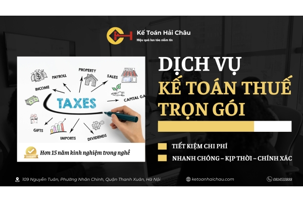 Dịch Vụ Kế Toán Thuế Trọn Gói