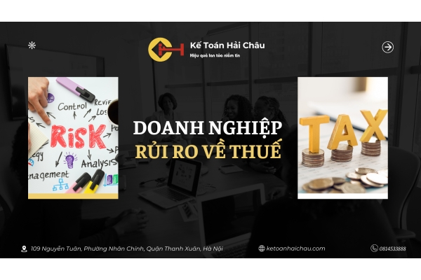 Dịch vụ tư vấn quản lý rủi ro về thuế