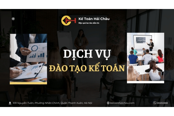 Dịch vụ đào tạo kế toán