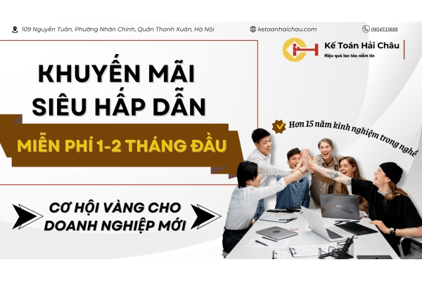 KHUYẾN MÃI SIÊU HẤP DẪN – CƠ HỘI VÀNG CHO DOANH NGHIỆP MỚI! KHUYẾN MÃI SIÊU HẤP DẪN – CƠ HỘI VÀNG CHO DOANH NGHIỆP MỚI!